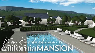 Bloxburg | Kim Kardashian's California Mansion (ft. Kanye West) | House Build