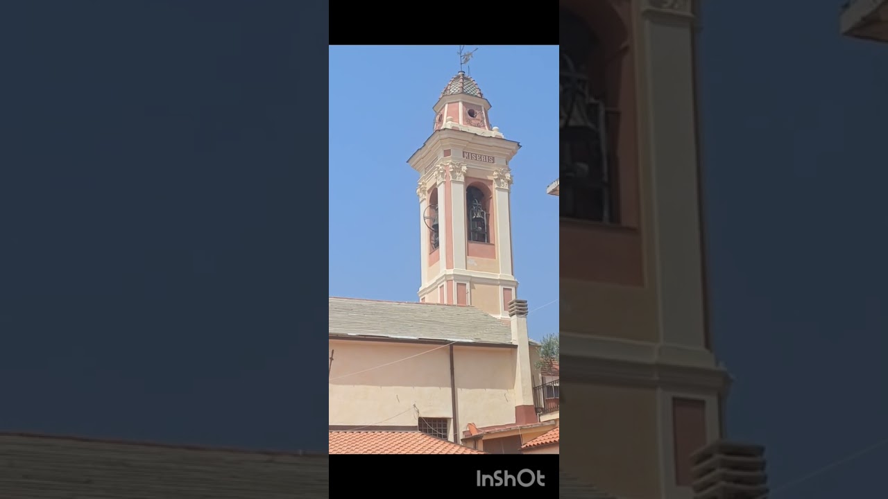 Le campane di Pietra Ligure (SV) Parrocchia ns del soccorso. Suonate per l'angelus solenne