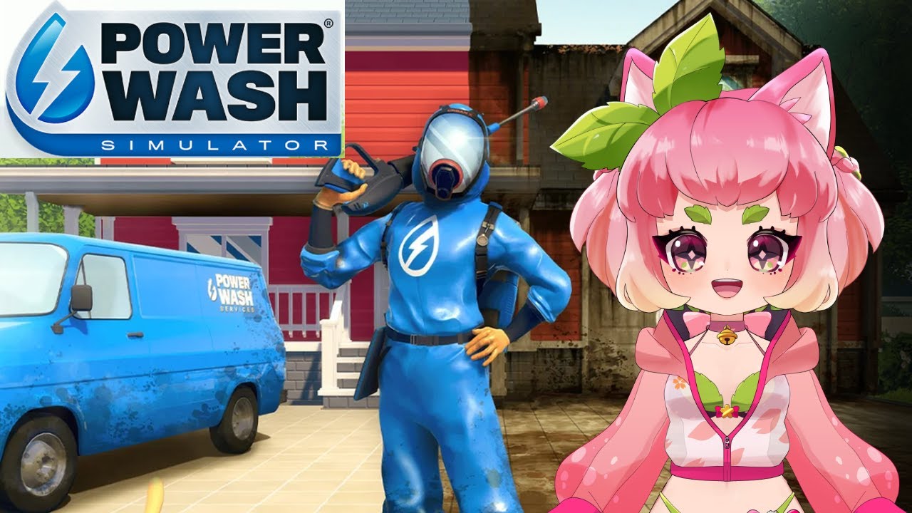 【power wash simulator】お掃除しながら雑談🐸【