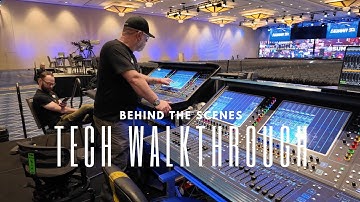 Behind The Scenes Tech Walkthrough of a Special Event Gig