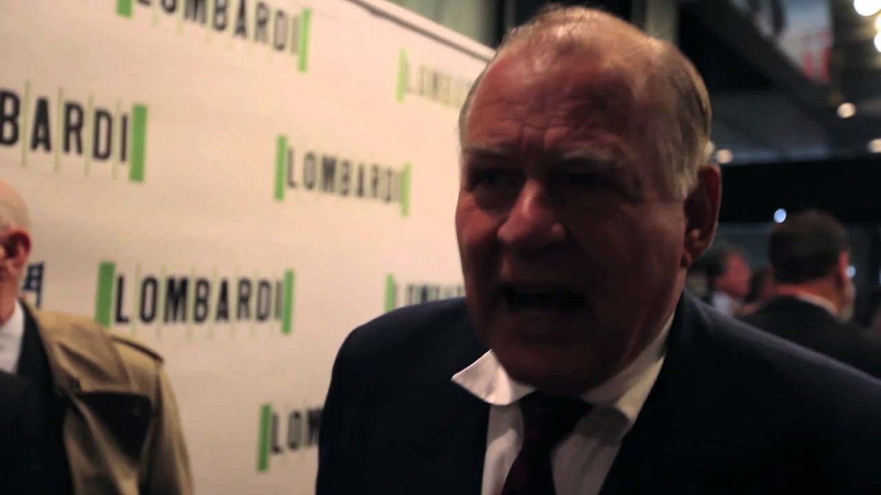 football score Jerry Kramer talks Packers on the red carpet at LOMBARDI