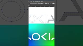 HOW I MADE NEW NOKIA LOGO | USING ILLUSTRATOR