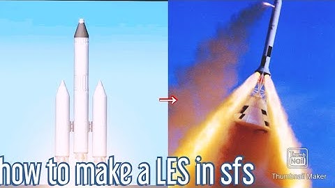 how to make an launch escape system ( LES ) no Dlc needed in SFS