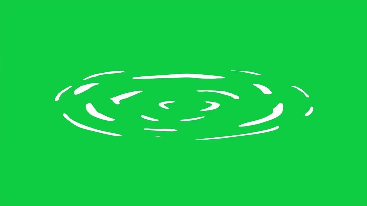 Clean Isolated Water Splash Effect – Green Screen Footage