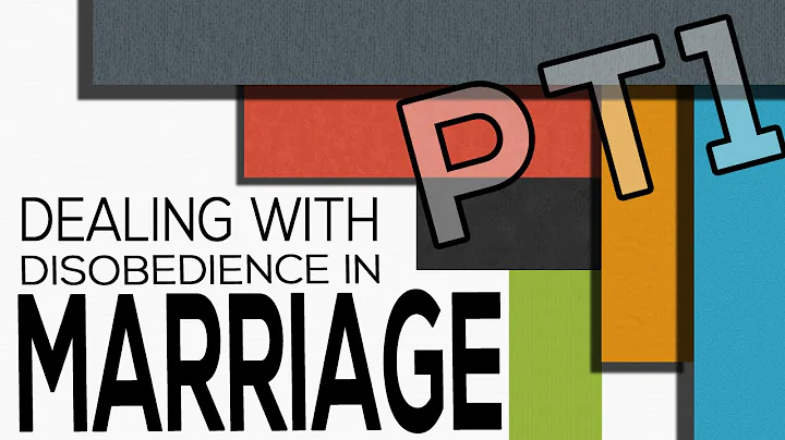 Dealing With Disobedience In Marriage Part 1 - 1 Peter 3:1-7