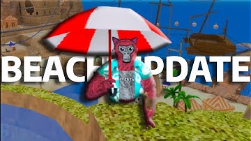 BEACH UPDATE Gorilla Tag secret tunnel opens