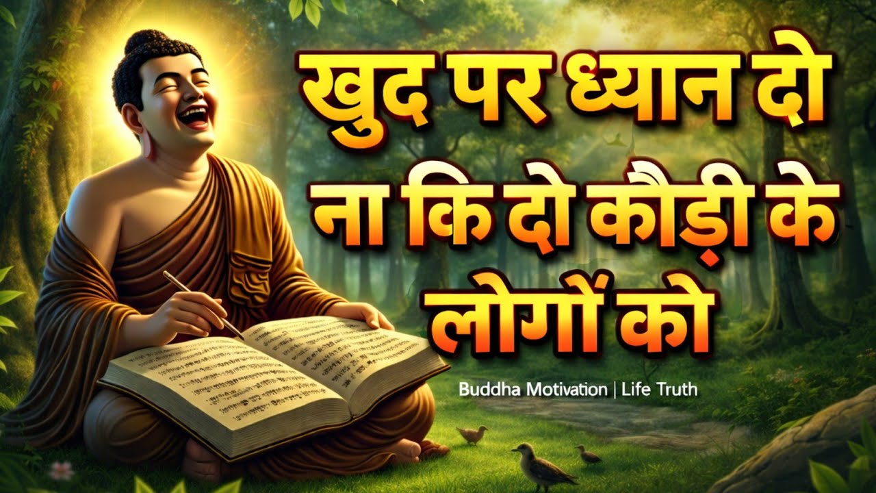 खुद पर ध्यान दो ना कि दो कौड़ी के लोगों पर | Best Buddhist Motivation quotes | Life Changing Video