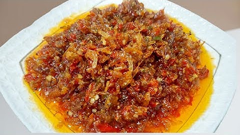 RESEP SAMBAL UDANG REBON‼️ YANG ENAK SIMPEL DAN BIKIN KETAGIHAN
