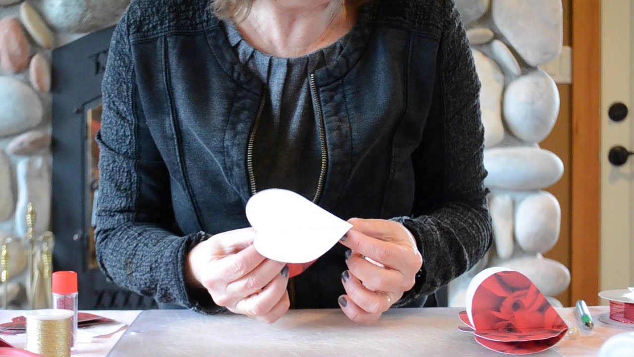 DIY Hanging Heart Decoration YouTube