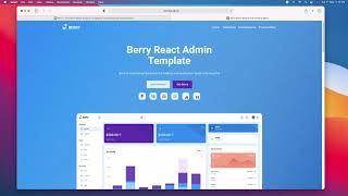 Berry - Free React Admin Template - Sneak Peek