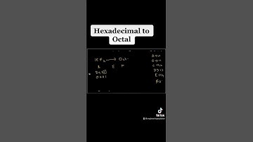 Hexadecimal to Octal Conversion
