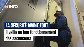 Éric Est Technicien De Maintenance Dascenseurs