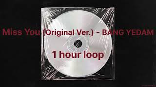 Miss You (Original Ver.) - BANG YEDAM【1 hour loop/１時間耐久】