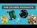 Everything you need to know about colored moissanite. Is it permanent or temporary?