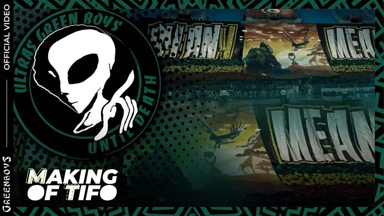 GREEN BOYS 05 | E.S Tunis vs RAJA.C.A  | Making of Tifo