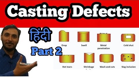 Casting Defects in Hindi || Part 2 || Defects in Casting || Defects in sand casting