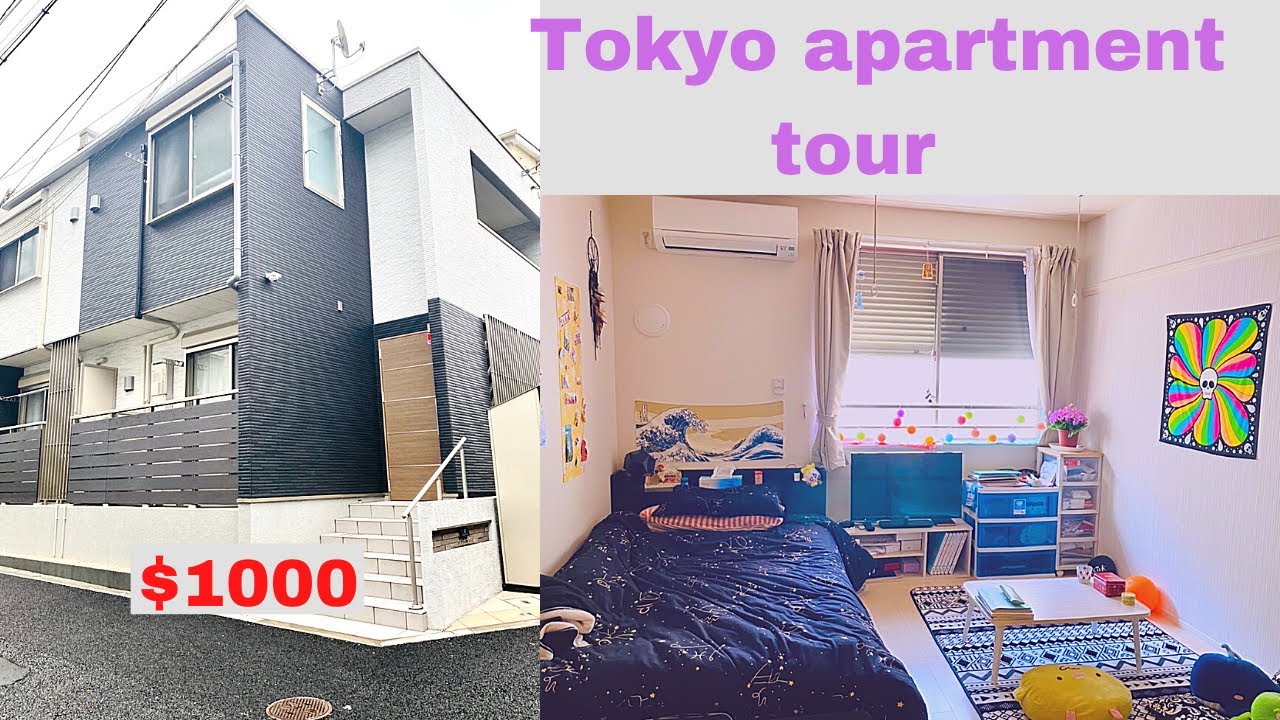 1000 Tokyo Shibuya Apartment Tour YouTube