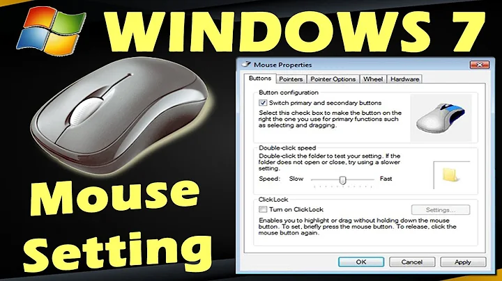 Mouse Setting In Windows7 | mouse scroll settings windows 7 | mouse cursor settings windows 7 |Mouse