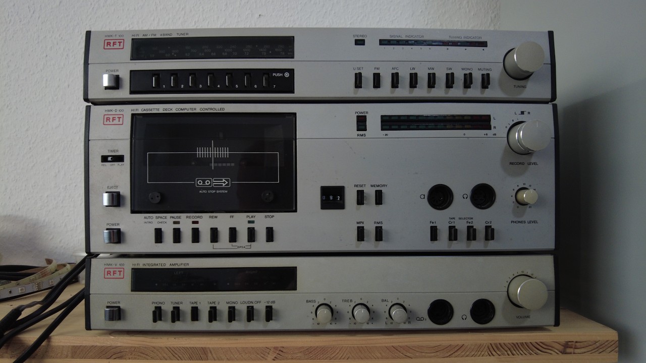 HMK 100 -  DDR Stereoanlage - Reparatur - 10.3.2026