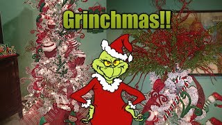 THE GRINCH THEME CHRISTMAS TREE!!! | MetalBarbie