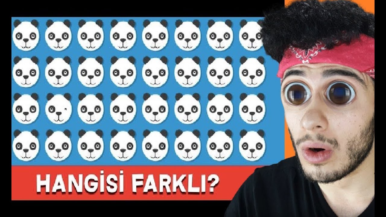 NE KADAR DİKKATLİSİN ?? Göz ve Dikkat Testi