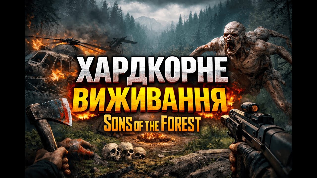 ХАРДКОРНЕ ВИЖИВАННЯ - Sons of the Forest #2
