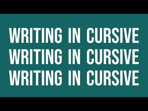 Cursive TypeID video preview 2