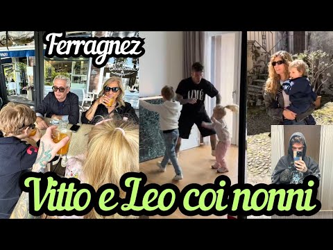 VITTORIA e LEONE: sabato con FEDEZ e i nonni | EDO:  birretta al lago e relax in luoghi da favola