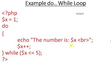 PHP Array and Control Statements