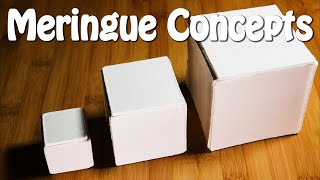 Meringue Concepts - How to make Meringue Cubes, Meringue Disc and Meringue Curve/ Arch