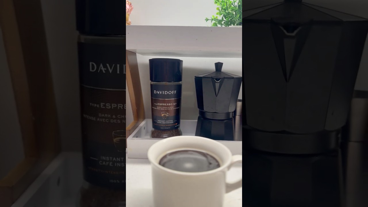 Black Coffee Recipe | Davidoff Coffee | Best Instant Coffee | How to Make non-bitter Black Coffee