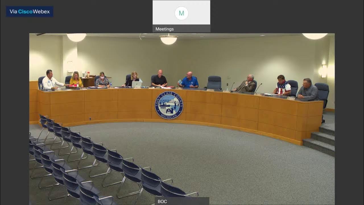 September 16, 2021 St Clair County Board of Commissioners - YouTube