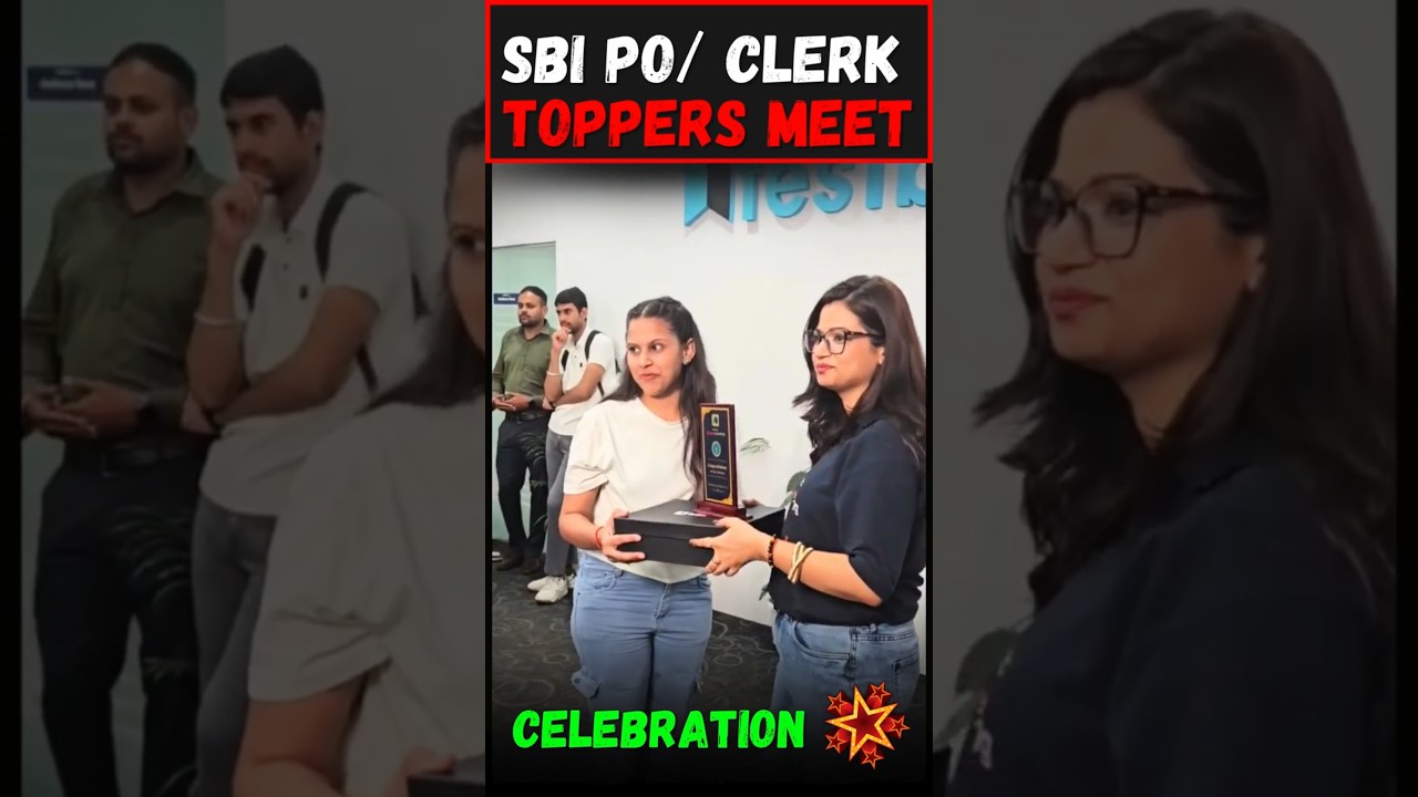 SBI PO / CLERK TOPPERS MEET 🎁🥳CELEBRATION 🎊🎊