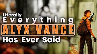 Every Alyx Vance Voice Line (4286 files across 4 games)