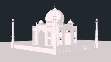 taj mahal autocad