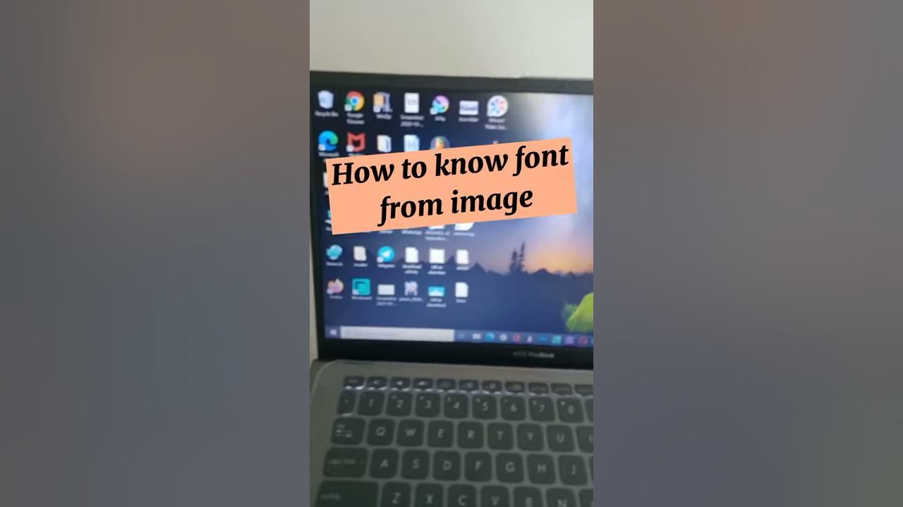 How to know font from image youtube