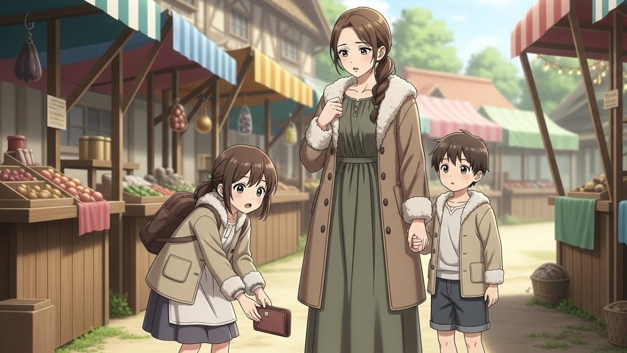 When a poor girl finds a wallet full of money! Asmr anime.