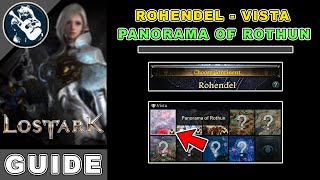 Panorama of Rothun Vista Location in Lost Ark | Rohendel Locations Guide