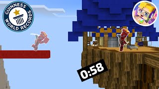 Trying To Speedrun Solo Bedwars and set a world record 