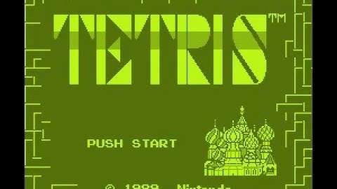 Tetris Nintendo 1989 NES Game Boy Mode Game Genie code
