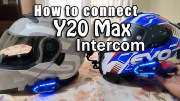 How to connect Y20 Max Intercom #foryou #fypシ #intercom #ridesafe
