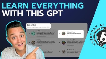Learn Everything with this super smart GPT -- Universal Primer GPT review 🧠