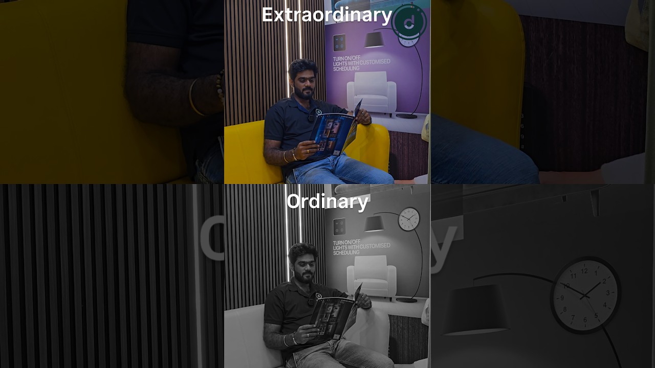 Normal lights = Just lightSmart lights = Mood, comfort & control ✨Dsmartz smart lighting transforms