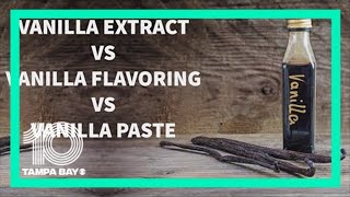 What's the difference between vanilla extract, vanilla flavoring and vanilla paste?