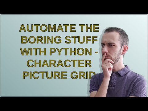 Codereview: Automate the boring stuff with python - Character picture grid