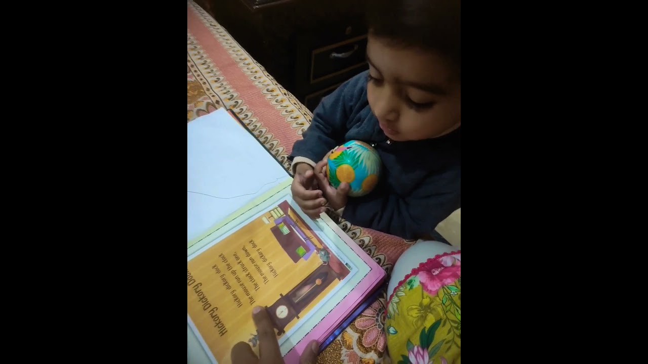 Zohan Learning Hickory Dickory Dock😄 