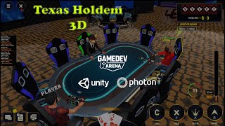 Texas Holdem Multiplayer 3D Gameplay | Built with Unity & Photon