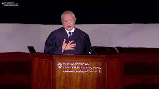 Nagib Sauris  and inspirational Speech at AUC