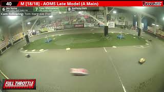 04_05_2025 Full Throttle RC Park AOMS Race 18 AOMS Late Model A Main LiveRC