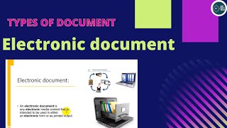 What is Electronic document